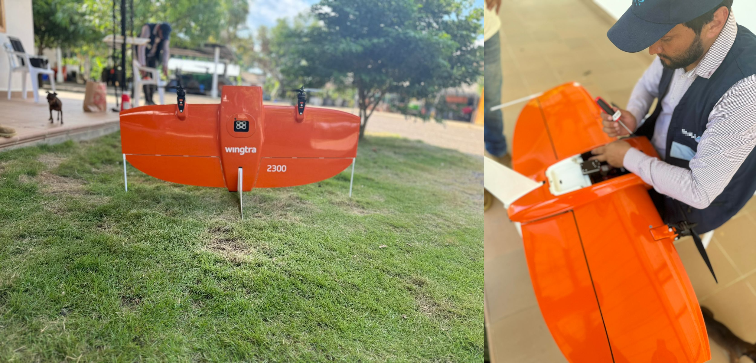 Cámara con sensor multiespectral